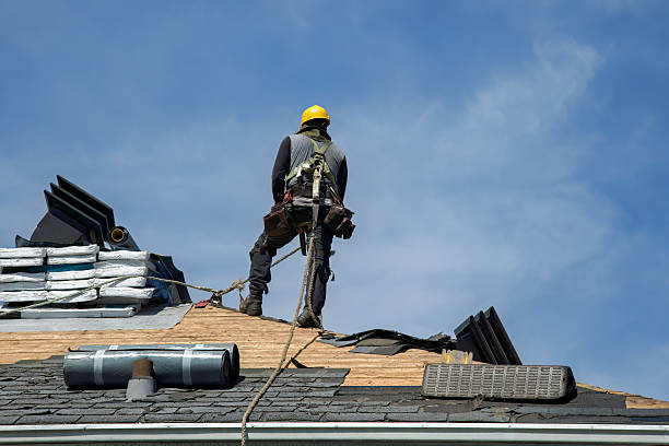 Professional Roof Replacement technician working in Cherry Point, NC